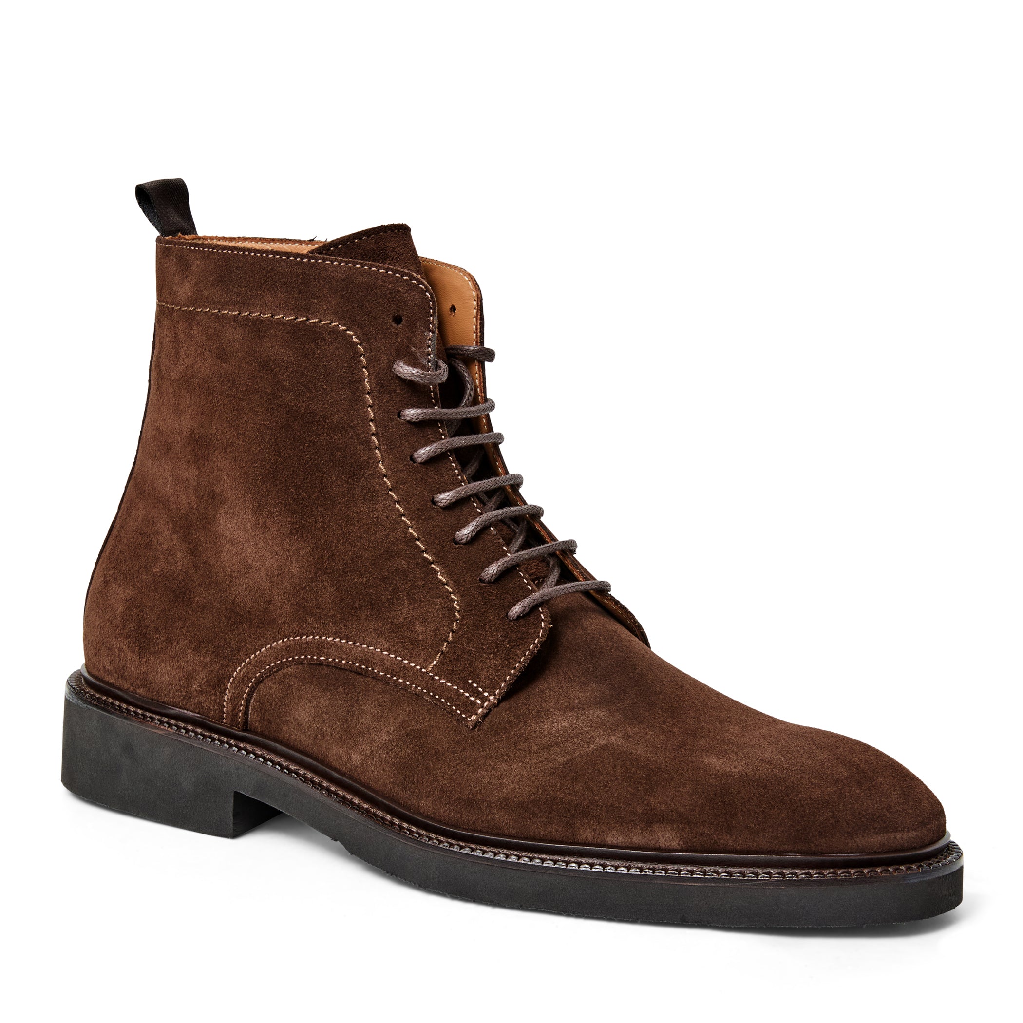 Dark Brown Suede Swatch: Dark Brown Suede